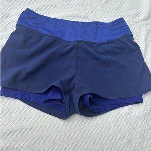 Blue Activewear Shorts